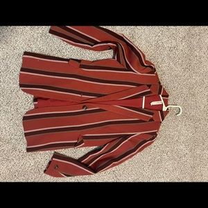 Women’s striped blazer